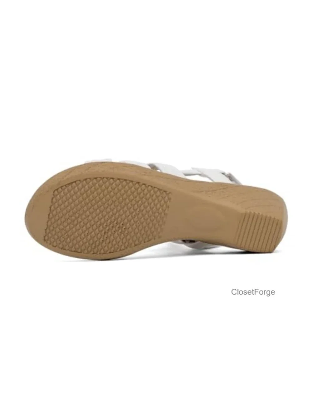 Women's Wedge Sandals Strappy Open Toe Platform with Cushioned Leather Insole
